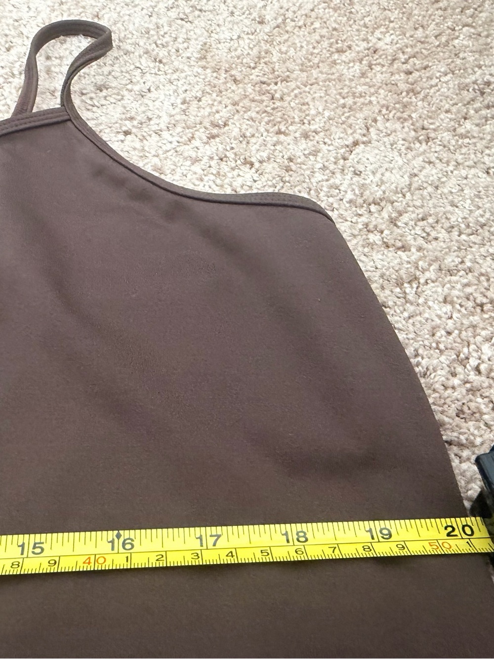 Lane Bryant Women's Plus Size Cami - Size 14/16 - Brown Stretch Camisole Tank - Picture 6 of 11
